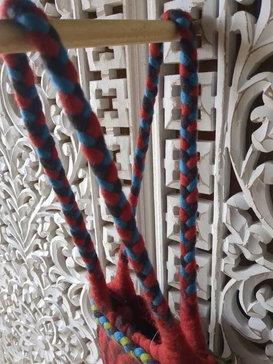 Rising Tide Handmade Felted Purse - Picture 6 of 16